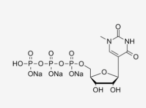 N1-甲基-假尿苷 5'-三磷酸 (UTP)，三钠盐溶液 CAS UENA-0196 结构式