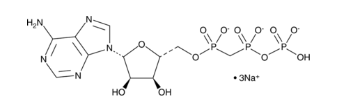 α,β-亚甲基腺苷 5'-三磷酸（钠盐）CAS 1343364-54-4 结构式
