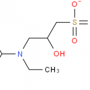 N-乙基-N-(2-羟基-3-磺丙基)-3,5-二甲基苯胺钠盐一水合物 CAS号 82692-97-5 结构式