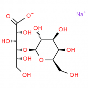 乳糖酸钠 CAS号 27297-39-8 结构式