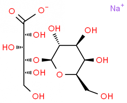 乳糖酸钠 CAS号 27297-39-8 结构式