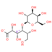 乳糖酸钾 CAS号 69313-67-3 结构式
