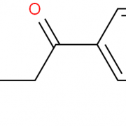 苯丁酮 CAS号 495-40-9 结构式