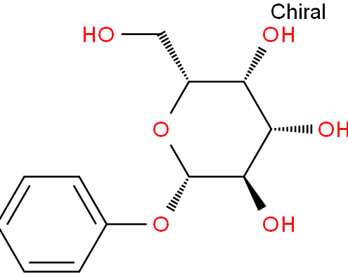 苯基-beta-D-吡喃半乳糖苷 CAS号 2818-58-8 结构式
