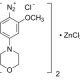 2-甲氧基-4-吗啉基重氮苯氯化锌盐-CAS号-67801-08-5-结构式