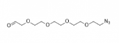 Structure of PEG4 Aldehyde-azide CAS 2062663-67-46